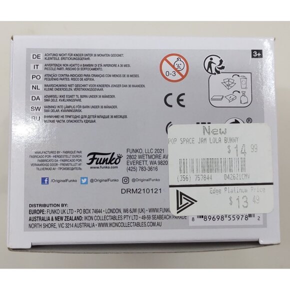 Funko Pop Movies Space Jam A New Legacy Lola Bunny #1061 Vinyl Figure - Picture 6 of 6